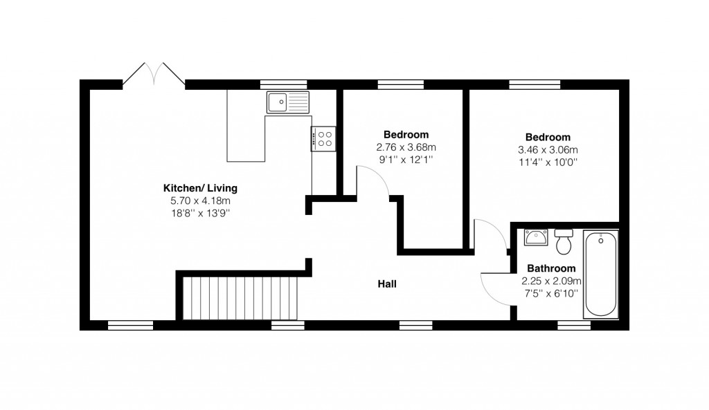 Floorplans For Greenfield Way, Hampton Water, Peterborough